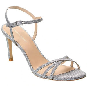 Stuart Weitzman Starla 80 Ankle strap Sandal Color Glitter Size: 5